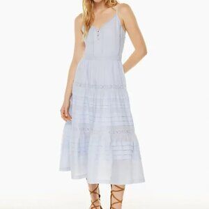 Aritzia Little Moon CORI DRESS Size XS Cruise Blue